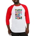 thumbnail image 1 of CafePress - Grown Ups Play With Play Doh Baseball Jersey - Cotton Baseball Jersey, 3/4 Raglan Sleeve Shirt, 1 of 4