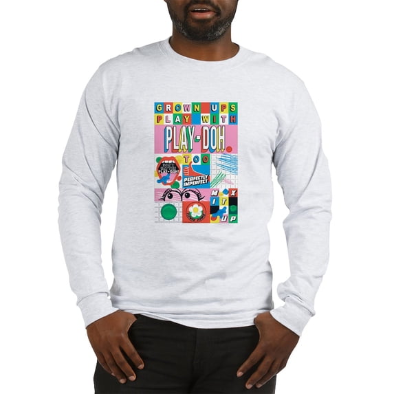 CafePress - Grown Ups Play With Play Doh Long Sleeve T Shirt - Unisex Cotton Long Sleeve T-Shirt