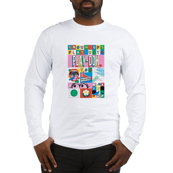 CafePress - Grown Ups Play With Play Doh Long Sleeve T Shirt - Unisex Cotton Long Sleeve T-Shirt
