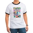 thumbnail image 1 of CafePress - Grown Ups Play With Play Doh T Shirt - 100% Cotton Ringed T-Shirt, 1 of 4