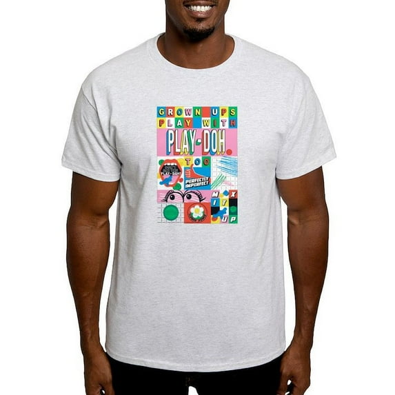 CafePress - Grown Ups Play With Play Doh T Shirt - Men's Classic Graphic T-Shirt
