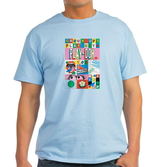 CafePress - Grown Ups Play With Play Doh T Shirt - Men's Classic Graphic T-Shirt