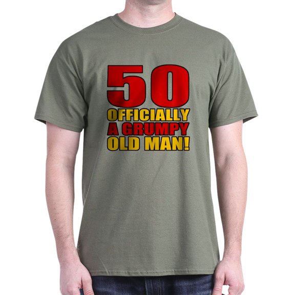 CafePress - Grumpy 50Th Birthday Dark T Shirt - Men's Classic Graphic Cotton T-Shirt