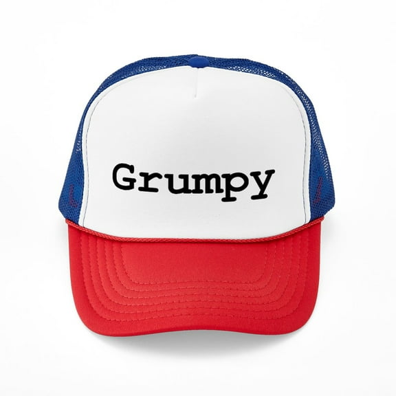 CafePress - Grumpy - Adjustable Unisex Printed Trucker Hat with Mesh Back