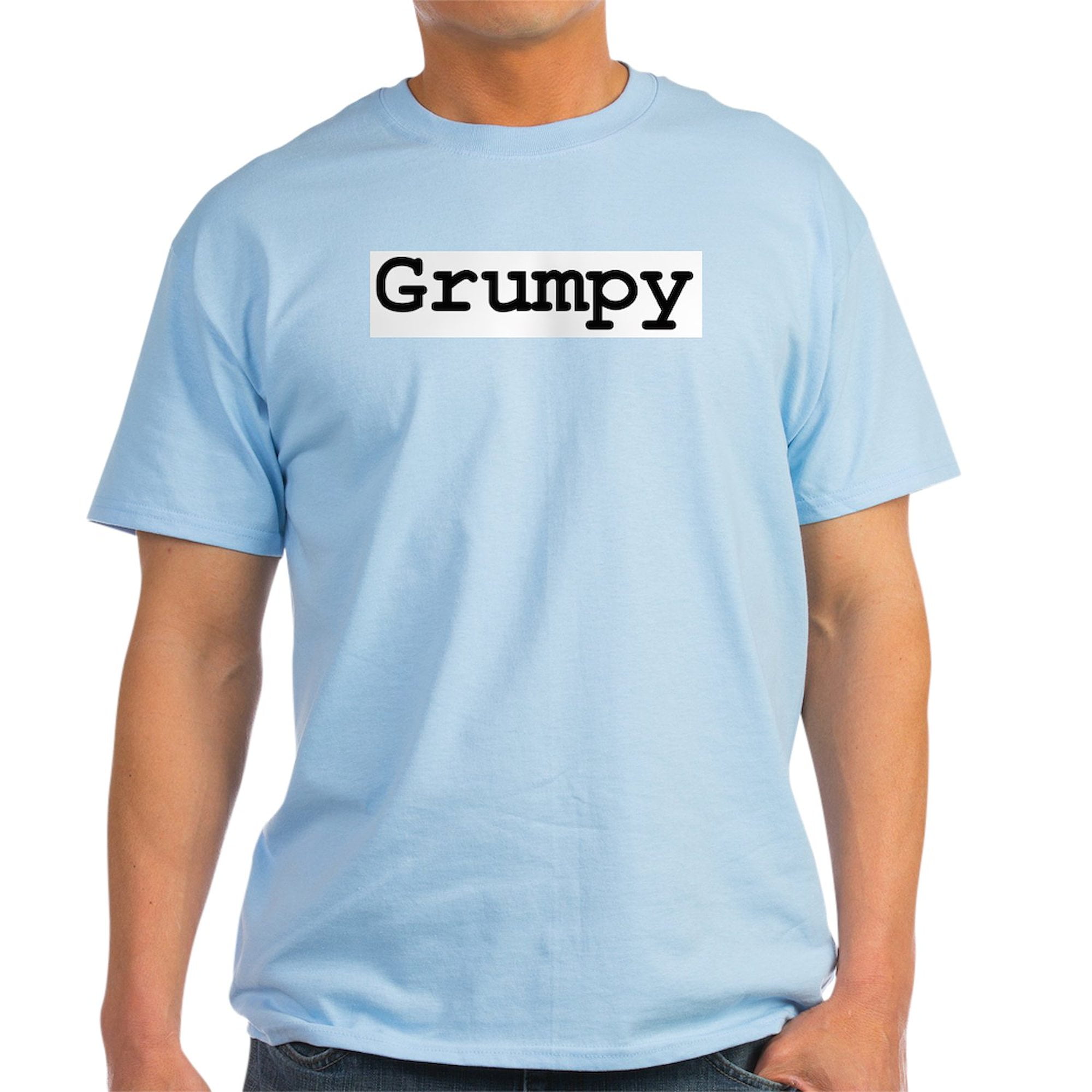 CafePress - Grumpy Ash Grey T Shirt - Men's Classic Graphic T-Shirt ...