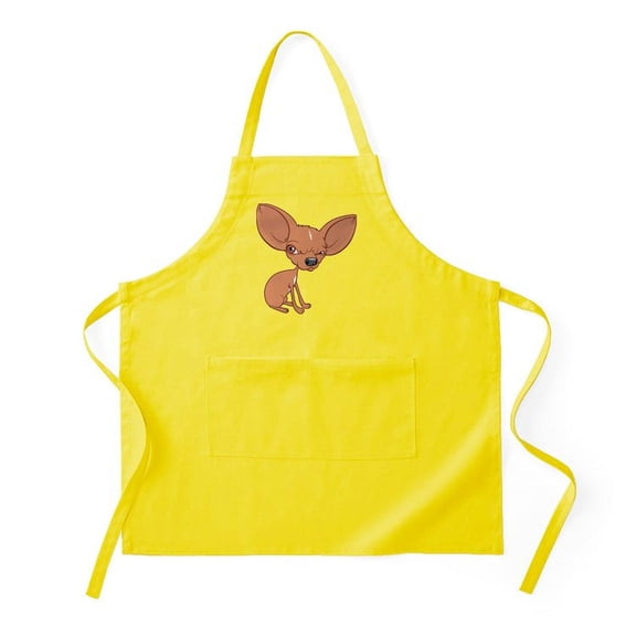 CafePress - Grumpy Chihuahua - Kitchen Apron with Pockets, Grilling Apron, Baking Apron