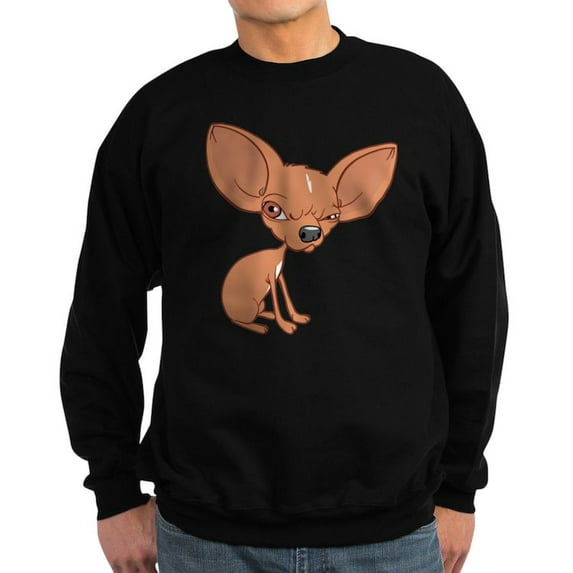 CafePress - Grumpy Chihuahua Sweatshirt - Classic Crew Neck Sweatshirt