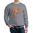 thumbnail image 1 of CafePress - Grumpy Chihuahua Sweatshirt - Crew Neck Sweatshirt, 1 of 4