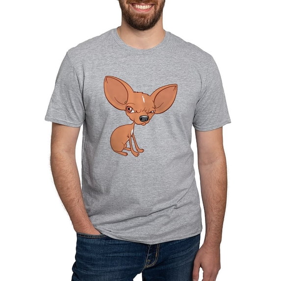 CafePress - Grumpy Chihuahua T Shirt - Fitted T-Shirt, Vintage Fit Soft Cotton Tee