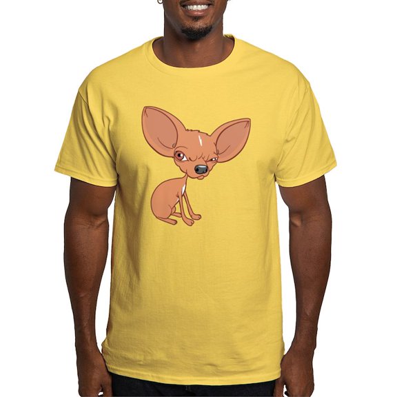 CafePress - Grumpy Chihuahua T Shirt - Men's Classic Graphic T-Shirt