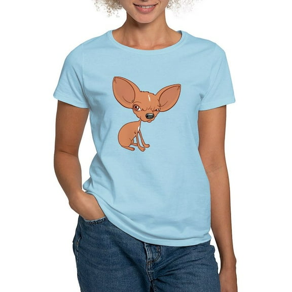 CafePress - Grumpy Chihuahua T Shirt - Women's Classic T-Shirt