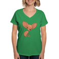 thumbnail image 1 of CafePress - Grumpy Chihuahua T Shirt - Women's V-Neck Dark T-Shirt, 1 of 4