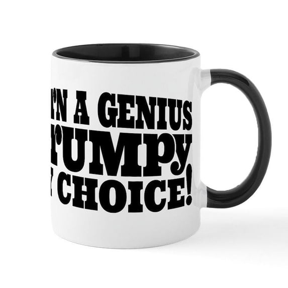 CafePress - Grumpy Mug Mugs - 11 oz Ceramic Mug - Novelty Coffee Tea Cup
