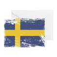 thumbnail image 1 of CafePress - Grunge Sweden Flag - Greeting Card, Blank Inside Matte, 1 of 3