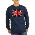 thumbnail image 1 of CafePress - Grunge UK Flag Long Sleeve Dark T Shirt - Long Sleeve Dark T-Shirt, 1 of 4