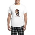 thumbnail image 1 of CafePress - Gruss Vom (Greetings From) Krampus Pajamas - Men's Light Loose Fit Cotton Pajama Set, 1 of 7