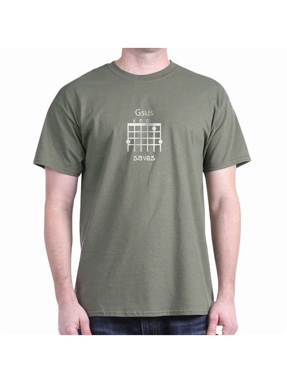 - Gsus (Jesus) Saves Dark T Shirt - Men's Classic Cotton T-Shirts