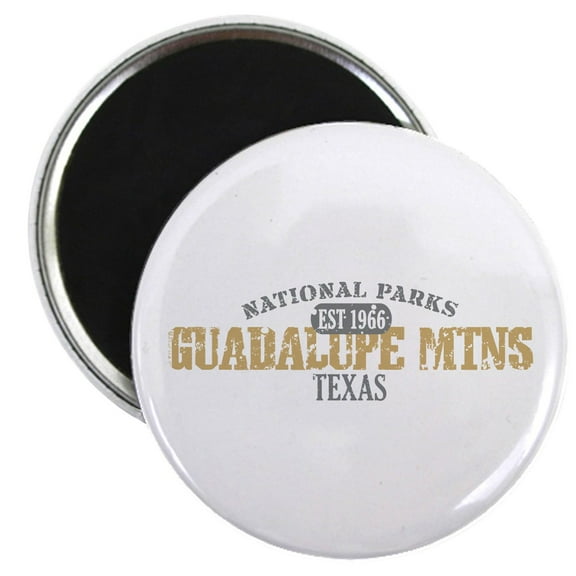 CafePress - Guadalupe Mtns National Park Magnet - 2.25" Round Magnet, Refrigerator Magnet, Button Magnet Style