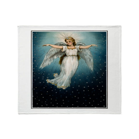 CafePress - Guardian Angel Throw Blanket - Soft Fleece Throw Blanket, 50"x60" for All Ages