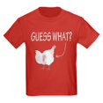 thumbnail image 1 of CafePress - Guess What? Chicken Butt! T Shirt - Dark T-Shirt Kids XS-XL, 1 of 4
