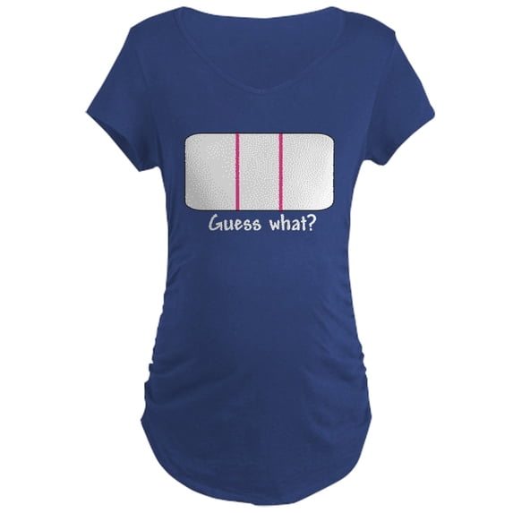 CafePress - Guess What? (Pregnant!) Maternity Dark T Shirt - Maternity Dark T-Shirt