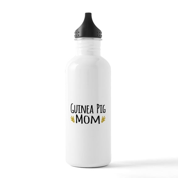 CafePress - Guinea Pig Mom Water Bottle - Stainless Steel Water Bottle, Sports Bottle, 1.0L