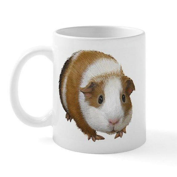 CafePress - Guinea Pig Mug - 11 oz Ceramic Mug - Novelty Coffee Tea Cup