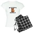 thumbnail image 1 of CafePress - Guinea Pig Women's Light Pajamas - Women's Short Sleeve Print T-Shirt and Pants Light Cotton Pajama Set, 1 of 7