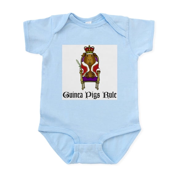 CafePress - Guineasrule Body Suit - Baby Light Bodysuit, Size Newborn - 24 Months