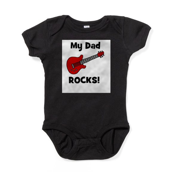 CafePress - Guitar_Mydadrocks - Cute Infant Bodysuit Baby Romper - Size Newborn - 24 Months