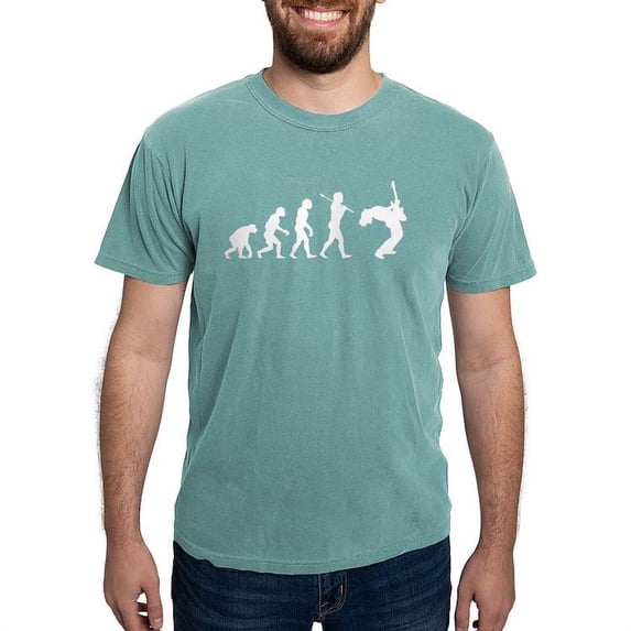 CafePress - Guitar Player A White T Shirt - Mens Comfort Colors Shirt