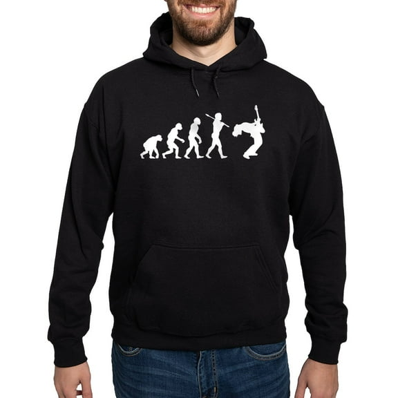CafePress - Guitar Player Hoodie (Dark) - Pullover Hoodie, Classic, Comfortable Hooded Sweatshirt