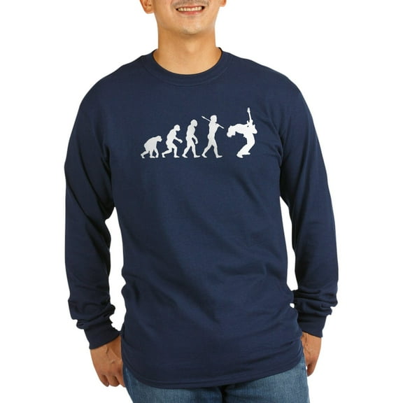 CafePress - Guitar Player Long Sleeve Dark T Shirt - Long Sleeve Dark T-Shirt