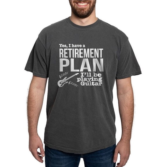 CafePress - Guitar Retirement Plan - Mens Comfort Colors Shirt