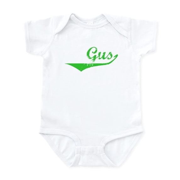 CafePress - Gus Vintage (Green) Infant Bodysuit - Baby Light Bodysuit, Size Newborn - 24 Months