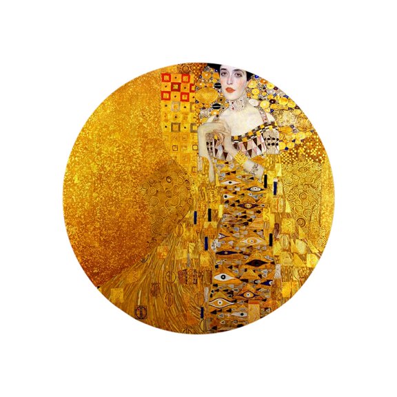 CafePress - Gustav Klimt Portrait Of Adele Bloch Bauer Magnet - 2.25" Round Magnet, Refrigerator Magnet, Button Magnet Style