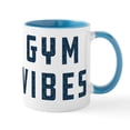 thumbnail image 1 of CafePress - Gym Vibes Pattern - 11 oz Ceramic Mug - Novelty Coffee Tea Cup, 1 of 4