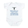 thumbnail image 1 of CafePress - Gymnastics...Just Like MOM Infant Bodysuit - Baby Light Bodysuit, Size Newborn - 24 Months, 1 of 4