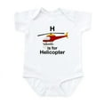 thumbnail image 1 of CafePress - H Is For Helicopter Infant Bodysuit - Baby Light Bodysuit, Size Newborn - 24 Months, 1 of 4