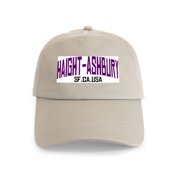 CafePress - HAIGHT ASHBURY SF Cap - Adjustable 100% Brushed Unisex Casual Cotton Baseball Cap, Beige, 1