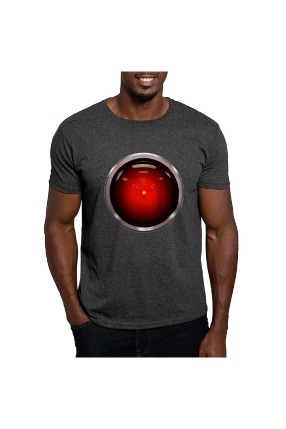 - HAL 9000 Eye Dark T Shirt - Men's Classic Graphic Cotton T-Shirt