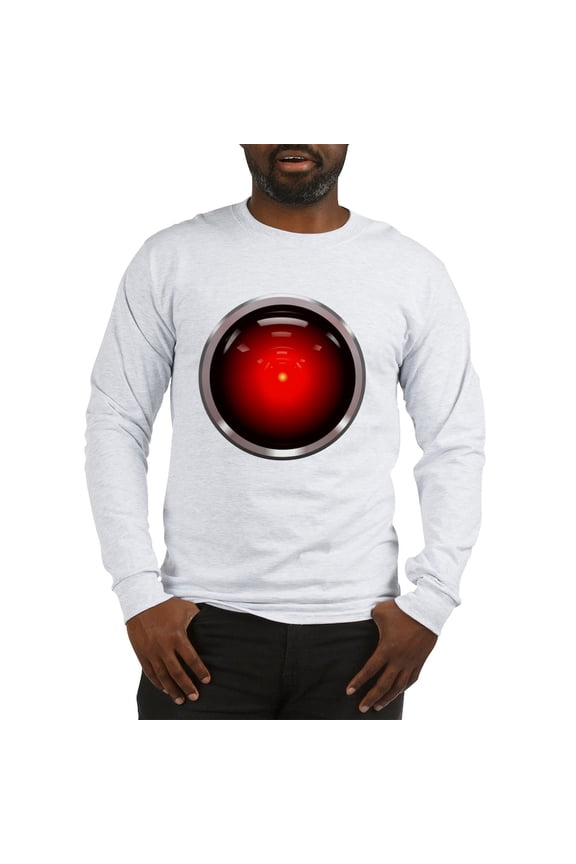 - HAL 9000 Eye Long Sleeve T Shirt - Unisex Cotton Long Sleeve T-Shirt