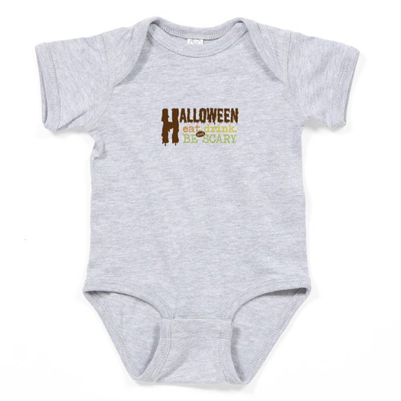 CafePress - HALLOWEEN Eat Drink And BE SCARY - Cute Infant Bodysuit Baby Romper - Size Newborn - 24 Months
