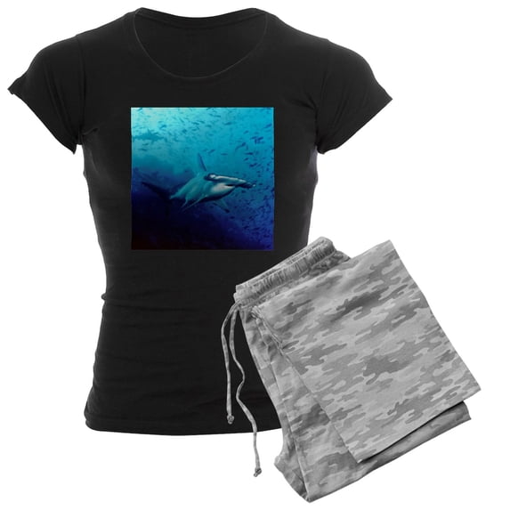 CafePress - HAMMERHEAD Pajamas - Women's Dark Pajamas