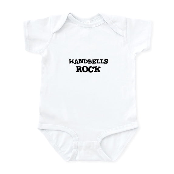 CafePress - HANDBELLS ROCK Infant Creeper - Baby Light Bodysuit, Size Newborn - 24 Months