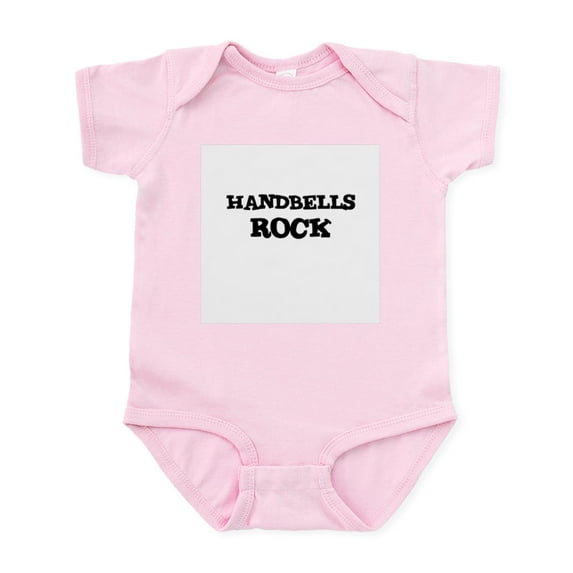 CafePress - HANDBELLS ROCK Infant Creeper - Baby Light Bodysuit, Size Newborn - 24 Months