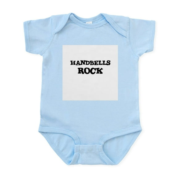 CafePress - HANDBELLS ROCK Infant Creeper - Baby Light Bodysuit, Size Newborn - 24 Months