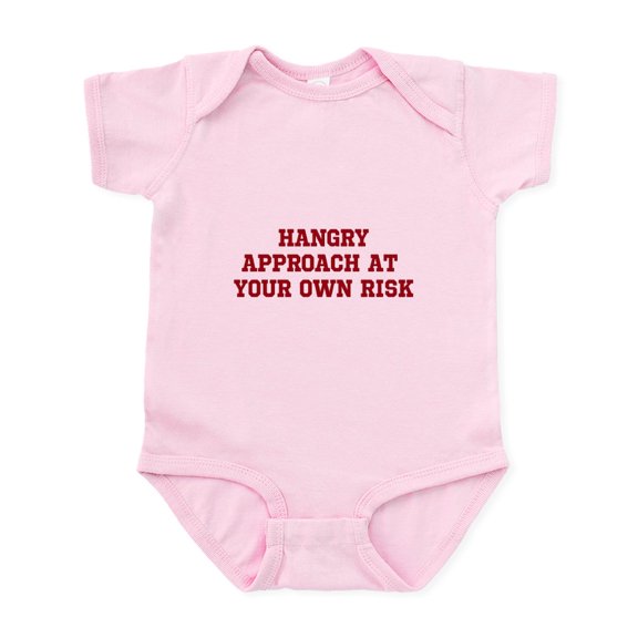 CafePress - HANGRY Body Suit - Baby Light Bodysuit, Size Newborn - 24 Months