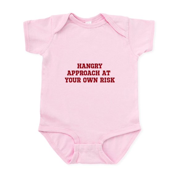 CafePress - HANGRY Body Suit - Baby Light Bodysuit, Size Newborn - 24 Months