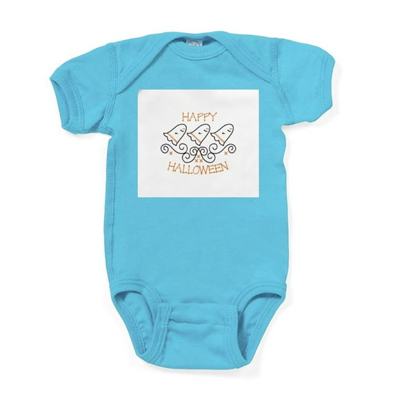 CafePress - HAPPY HALLOWEEN - Cute Infant Bodysuit Baby Romper - Size Newborn - 24 Months